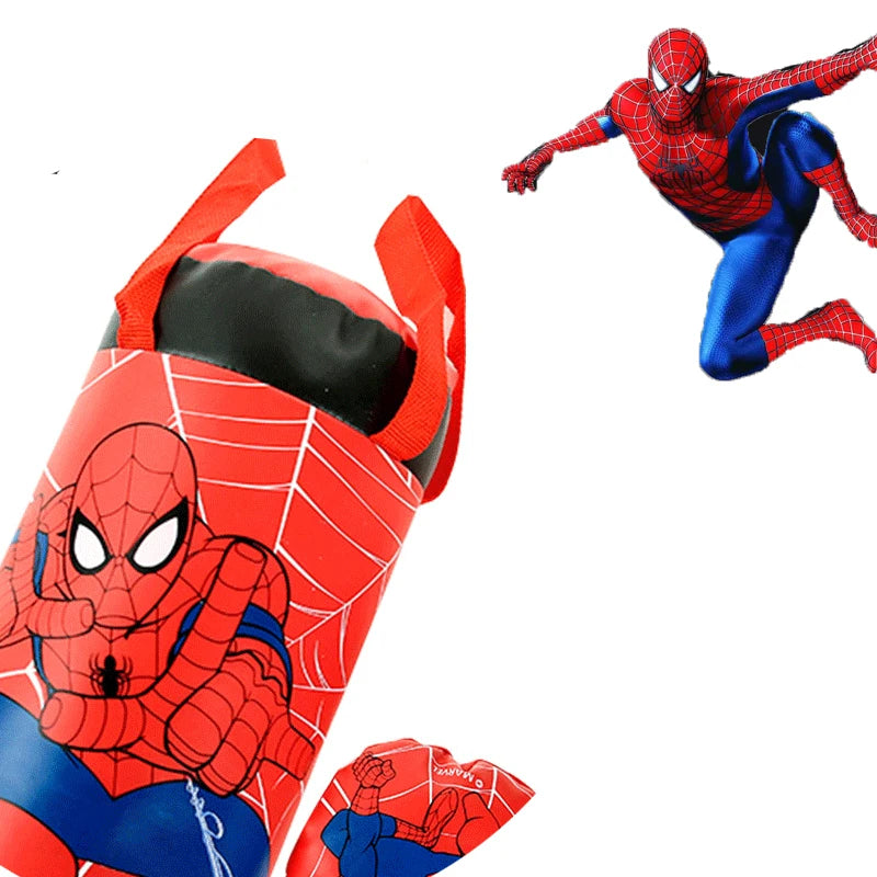 Anime Marvel Spiderman Kids Toy Gloves Children's Boxing Gloves Suit Cartoon Heros Spiderman Print Boys Girls Birthday Gifts