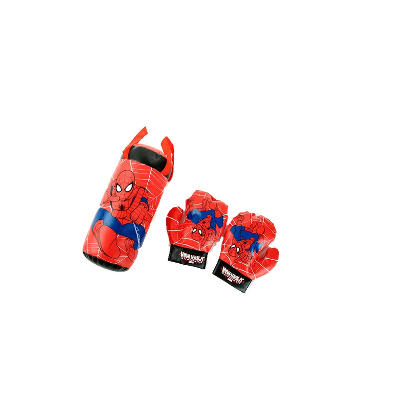 Anime Marvel Spiderman Kids Toy Gloves Children's Boxing Gloves Suit Cartoon Heros Spiderman Print Boys Girls Birthday Gifts